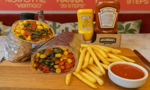 XL Vegan Burrito Menü