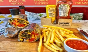 Vegan Burrito Menü
