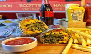 Vejeteryan Burrito Menü